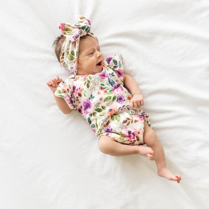 FLUTTER SLEEVE NEWBORN ESSENTIALS BUNDLE in Classic Brushed - Image 14