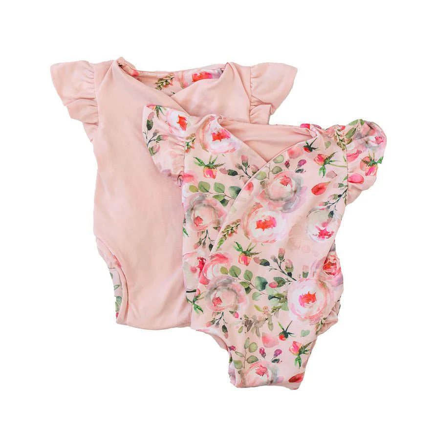 FLUTTER SLEEVE NEWBORN ESSENTIALS BUNDLE in Classic Brushed - Image 41