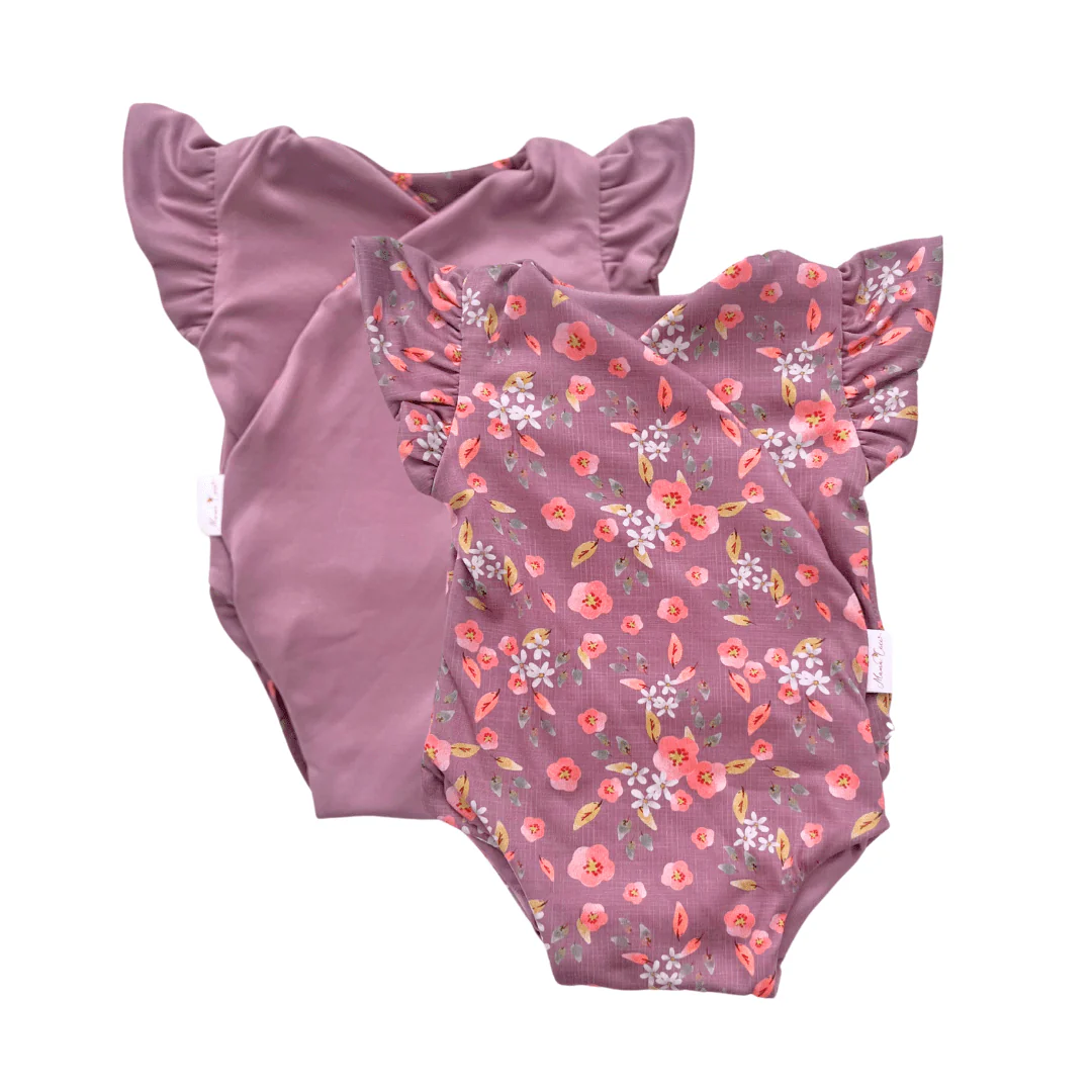 FLUTTER SLEEVE NEWBORN ESSENTIALS BUNDLE in Classic Brushed - Image 50