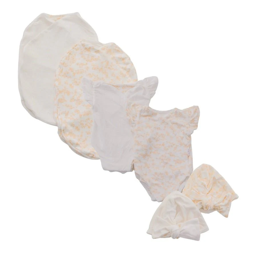 FLUTTER SLEEVE NEWBORN ESSENTIALS BUNDLE in Silky Modal - Image 11
