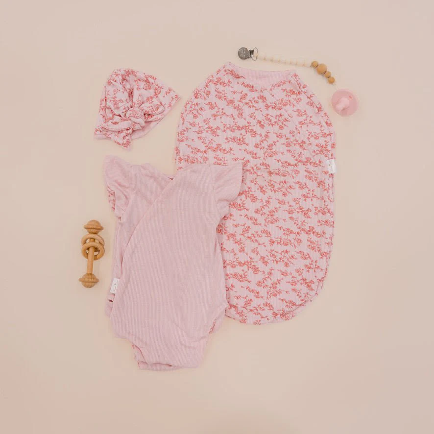 FLUTTER SLEEVE NEWBORN ESSENTIALS BUNDLE in Silky Modal - Image 30