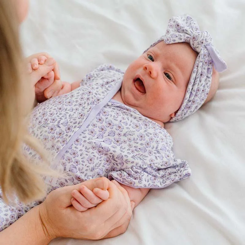FLUTTER SLEEVE NEWBORN ESSENTIALS BUNDLE in Silky Modal - Image 5