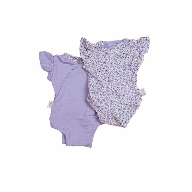 FLUTTER SLEEVE NEWBORN ESSENTIALS BUNDLE in Silky Modal - Image 6