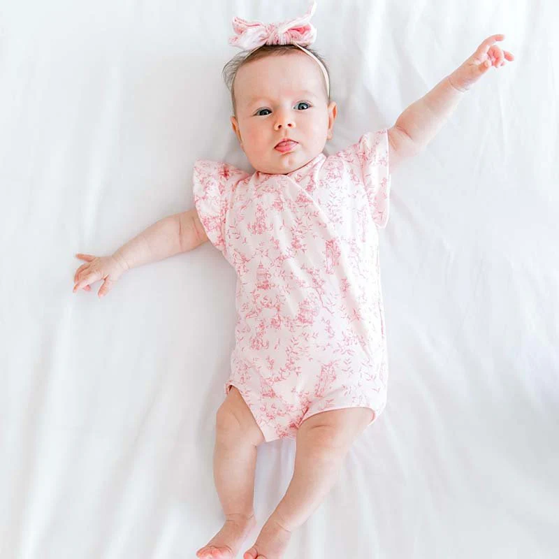 FLUTTER SLEEVE ONESIE OUTFIT BUNDLE in Bamboo Cotton - Image 10