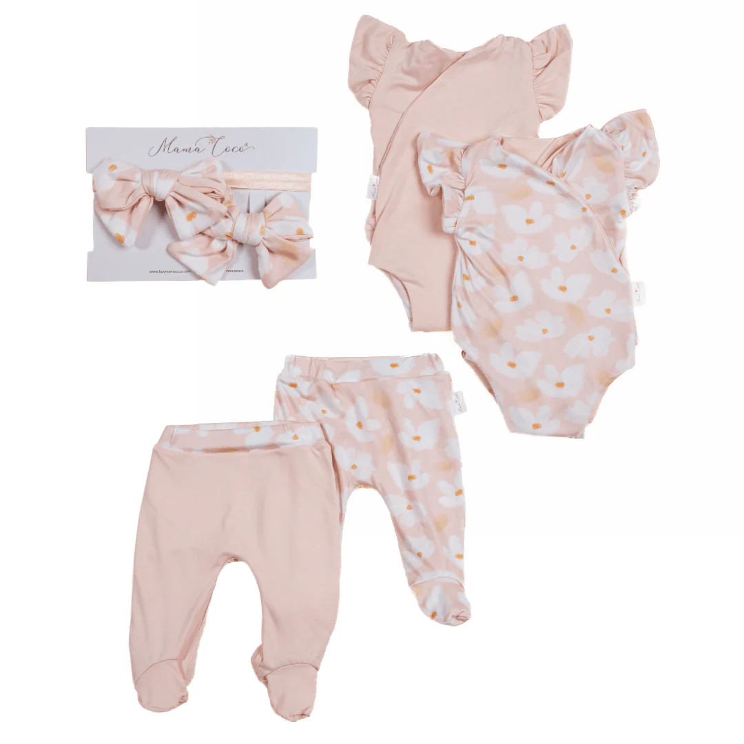 FLUTTER SLEEVE ONESIE OUTFIT BUNDLE in Classic Brushed - Image 9