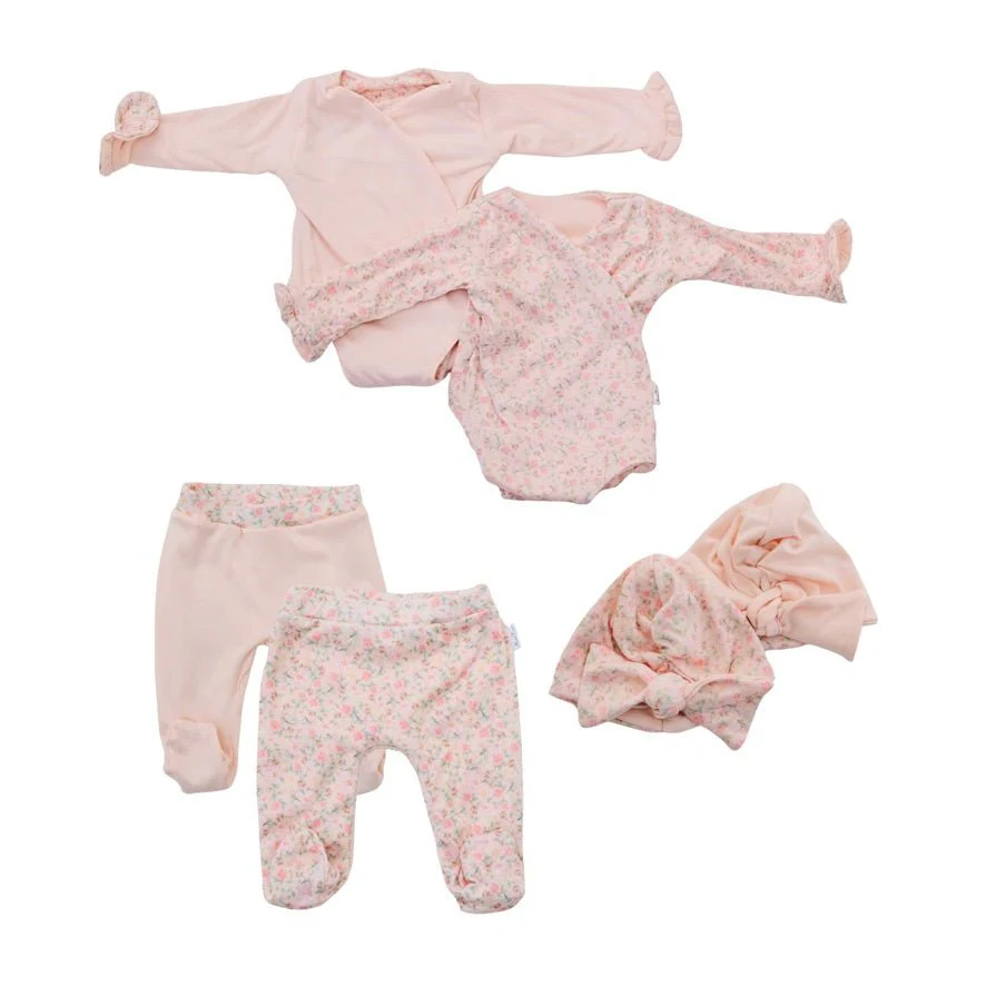 RUFFLE CUFF LONG SLEEVE ONESIE OUTFIT BUNDLE in Classic Brushed - Image 15