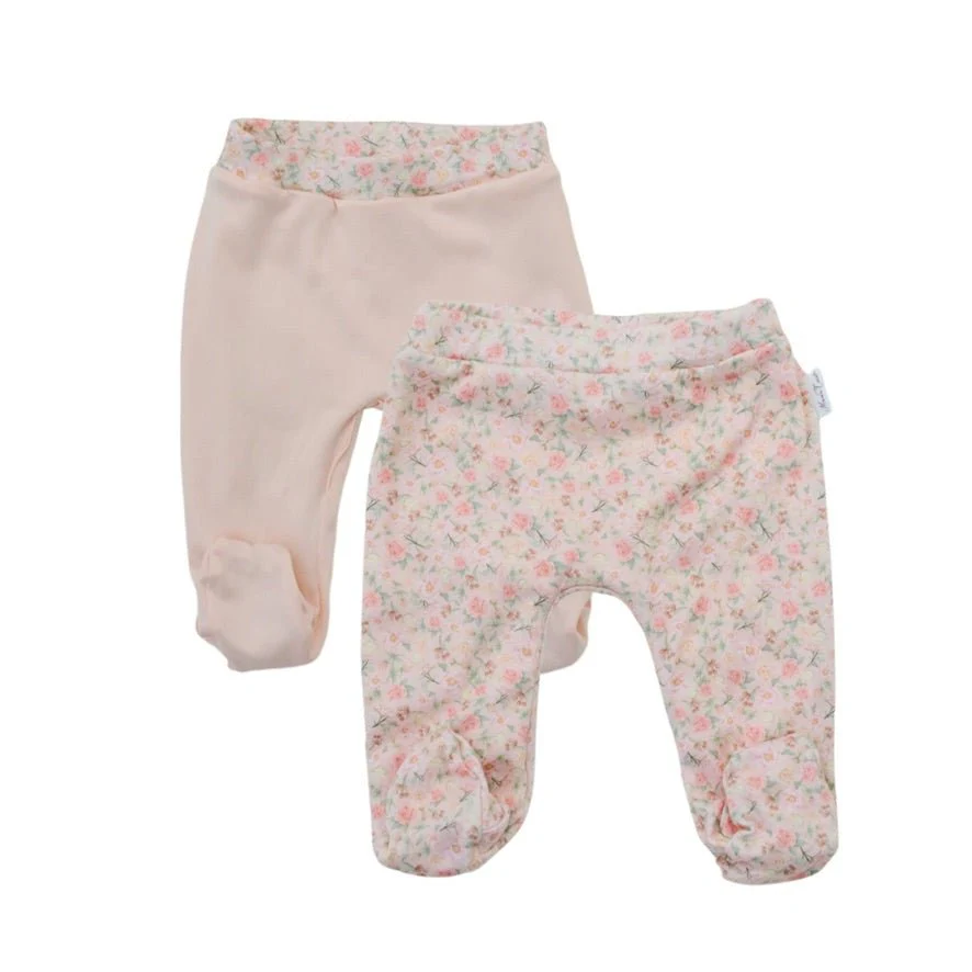 RUFFLE CUFF LONG SLEEVE ONESIE OUTFIT BUNDLE in Classic Brushed - Image 18