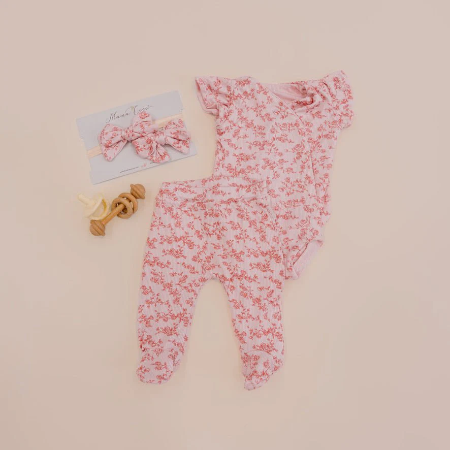 FLUTTER SLEEVE ONESIE OUTFIT BUNDLE in Silky Modal - Image 8