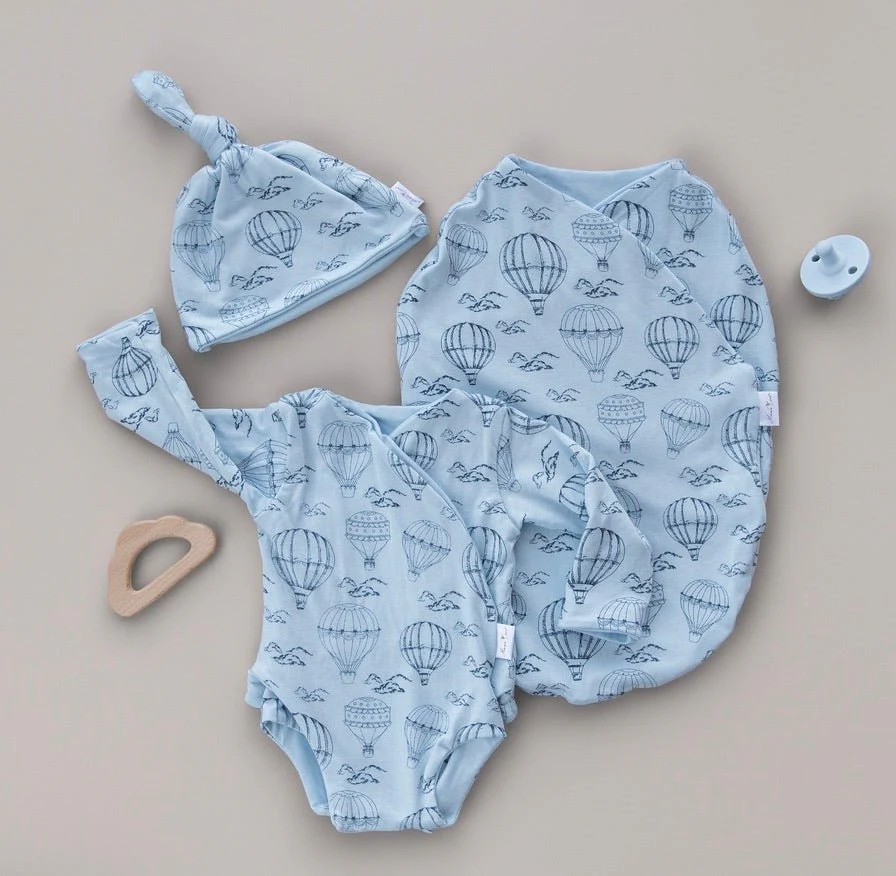 LONG SLEEVE NEWBORN ESSENTIALS BUNDLE in Bamboo Cotton