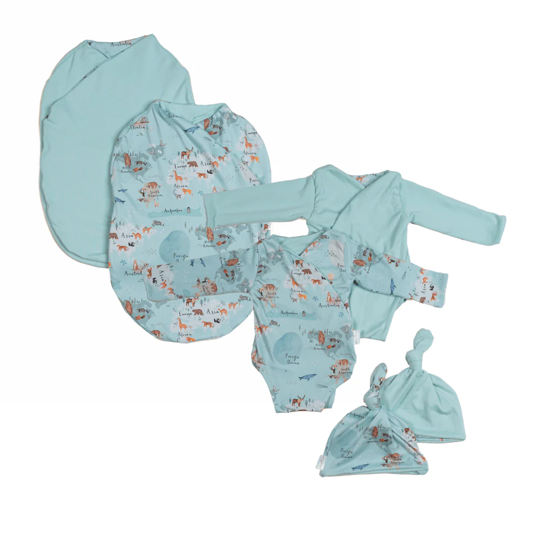 LONG SLEEVE NEWBORN ESSENTIALS BUNDLE in Classic Brushed - Image 19