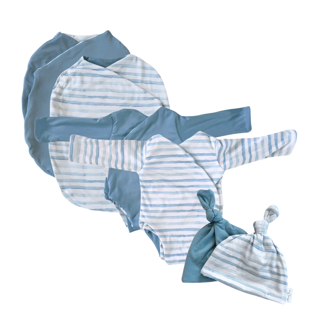 LONG SLEEVE NEWBORN ESSENTIALS BUNDLE in Classic Brushed - Image 37