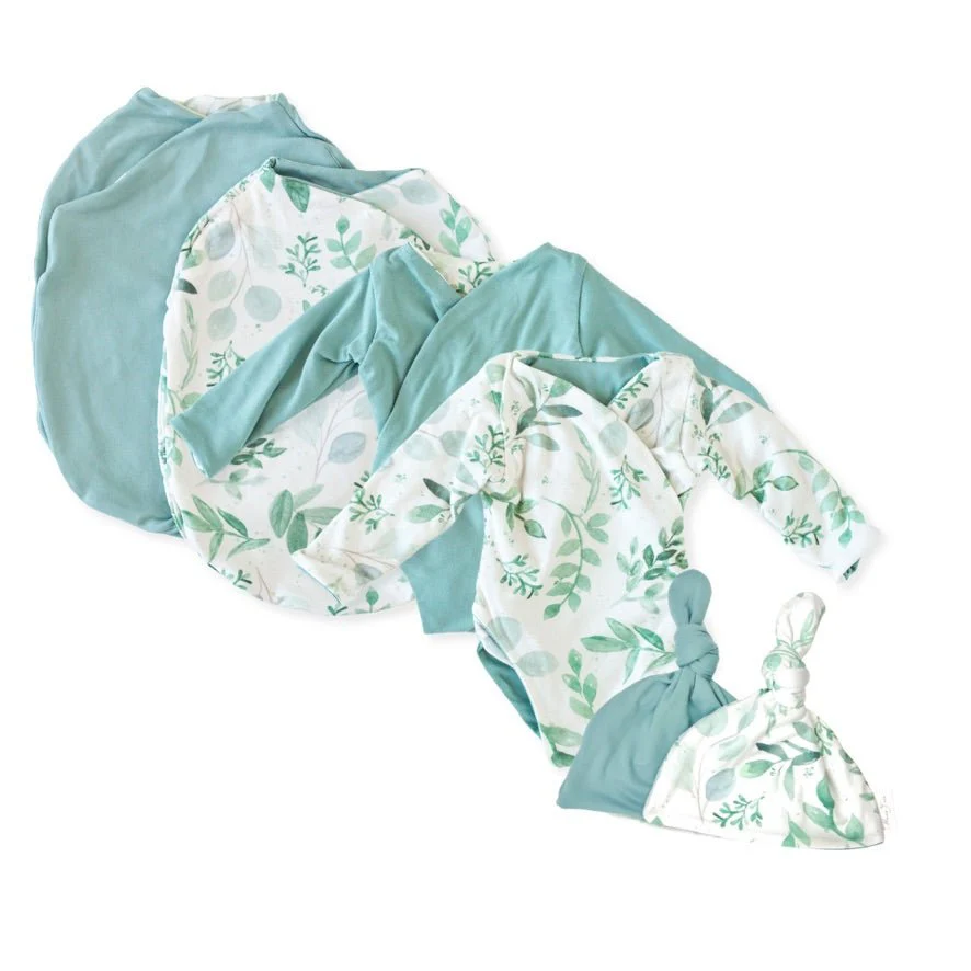 LONG SLEEVE NEWBORN ESSENTIALS BUNDLE in Classic Brushed - Image 60
