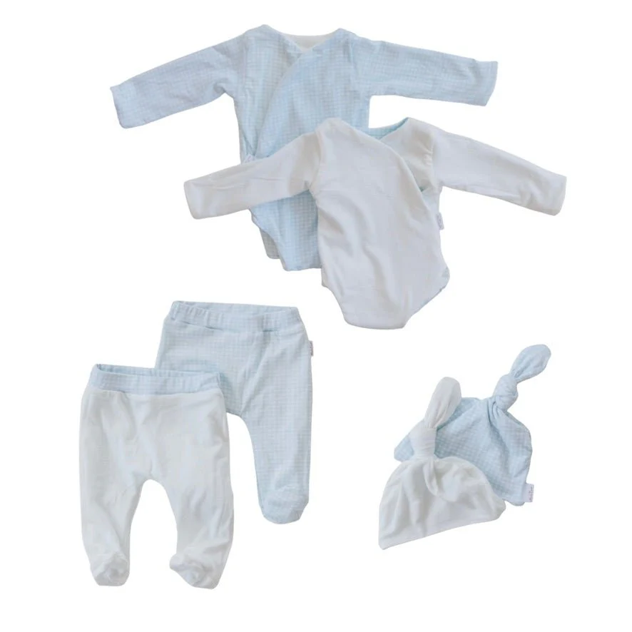 LONG SLEEVE ONESIE OUTFIT BUNDLE in Silky Modal - Image 8