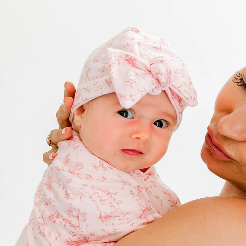 RUCHED BEANIE WITH BOW - Image 2