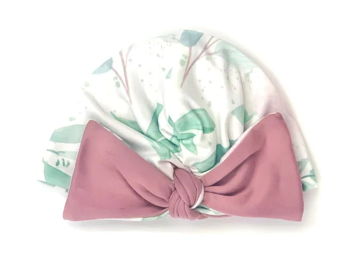 RUCHED BEANIE WITH BOW - Image 6