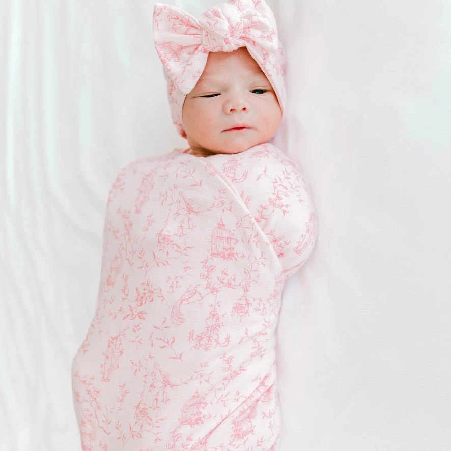 RUFFLE CUFF LONG SLEEVE NEWBORN ESSENTIALS BUNDLE in Bamboo Cotton - Image 2