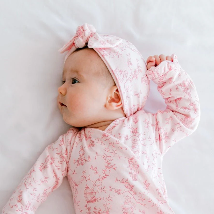 RUFFLE CUFF LONG SLEEVE NEWBORN ESSENTIALS BUNDLE in Bamboo Cotton - Image 8