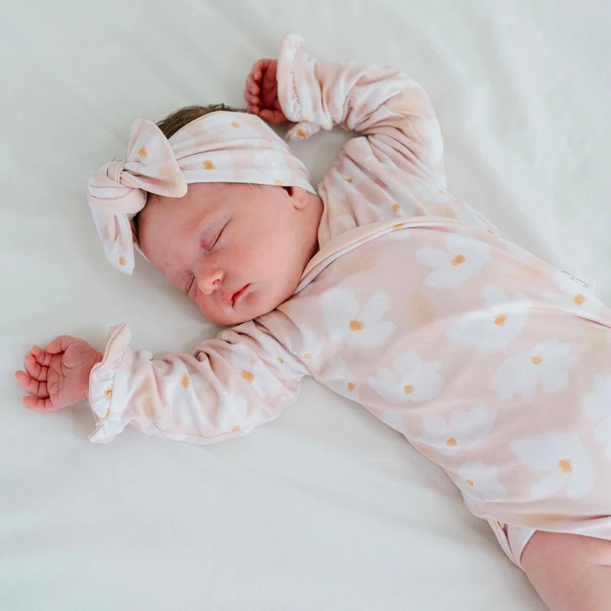 RUFFLE CUFF LONG SLEEVE NEWBORN ESSENTIALS BUNDLE in Classic Brushed - Image 30