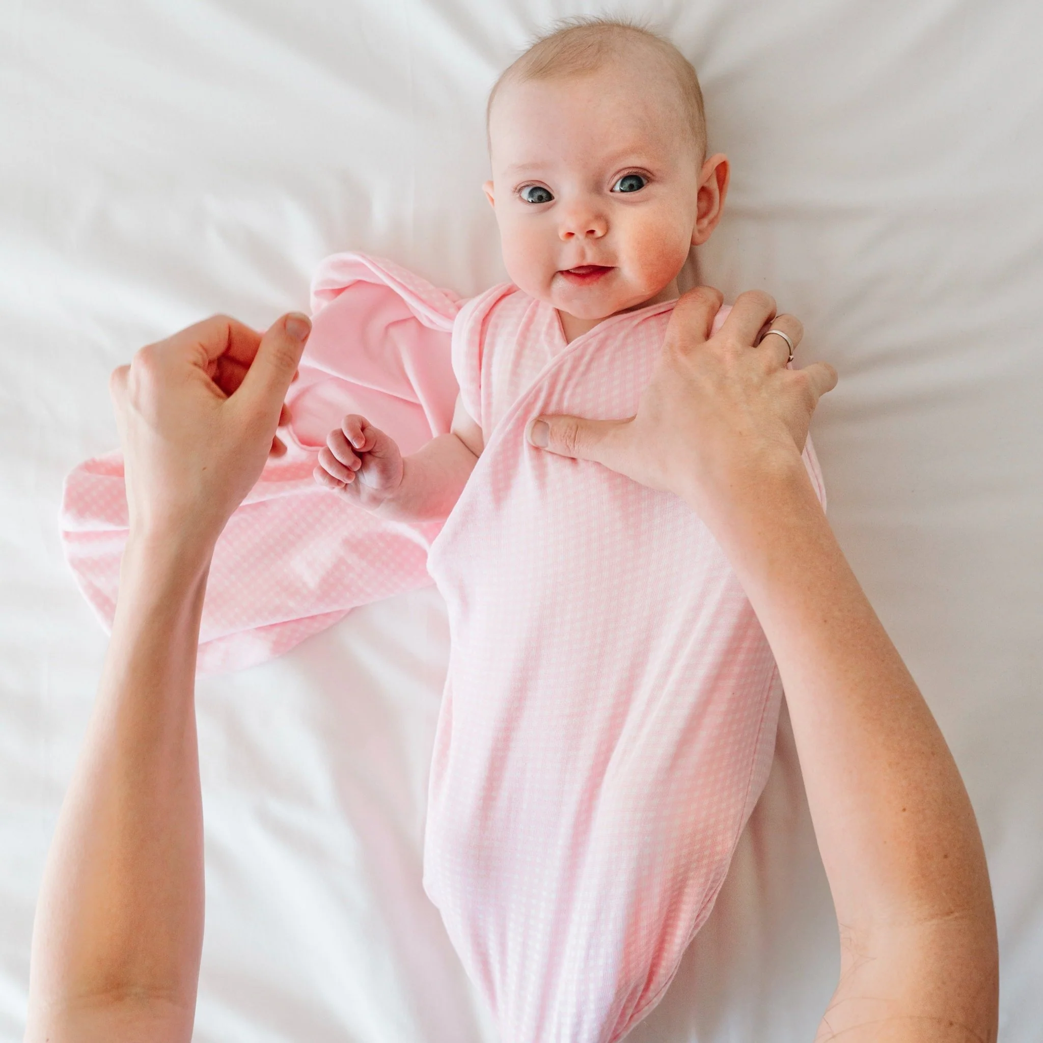RUFFLE CUFF LONG SLEEVE NEWBORN ESSENTIALS BUNDLE in Silky Modal - Image 2