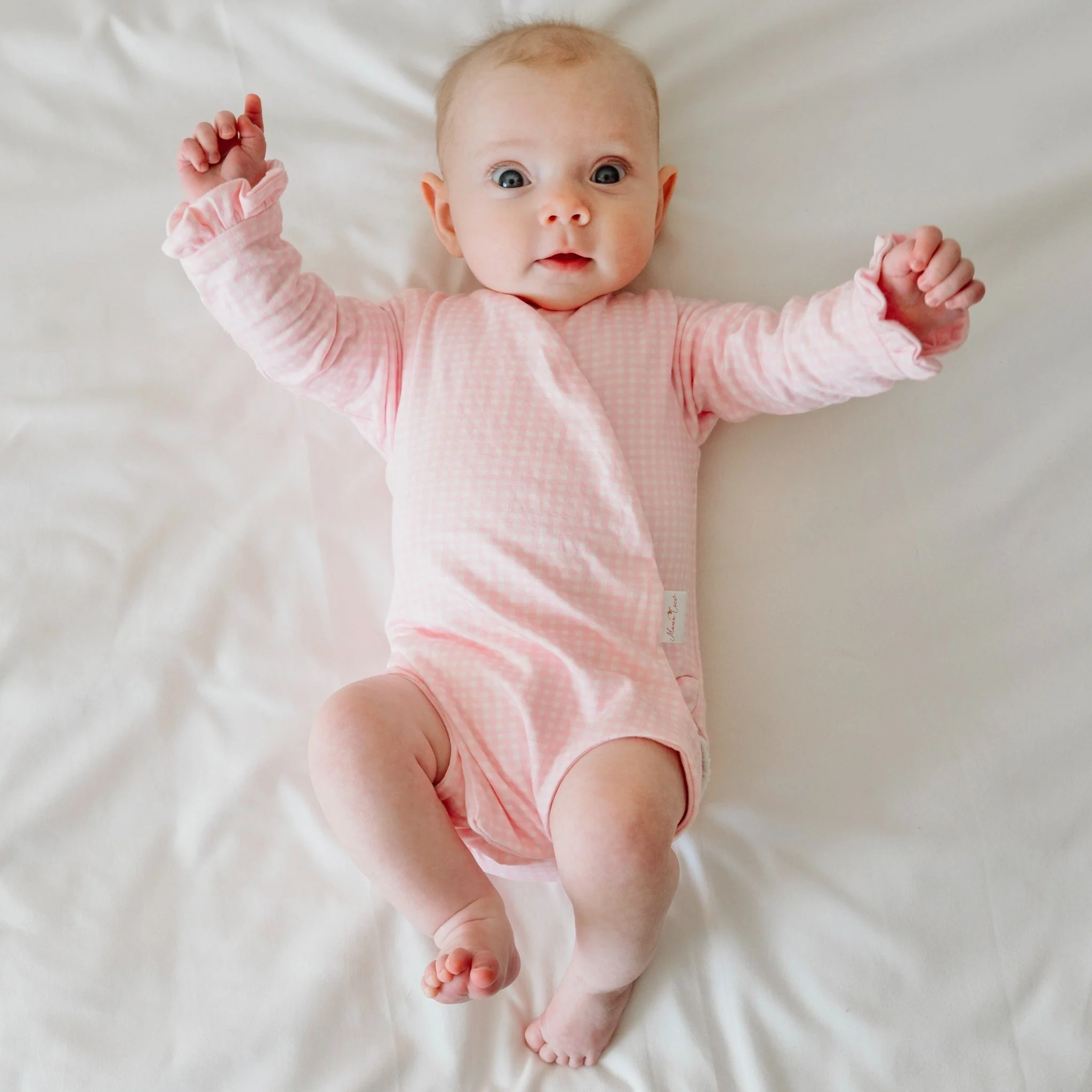 RUFFLE CUFF LONG SLEEVE NEWBORN ESSENTIALS BUNDLE in Silky Modal - Image 5