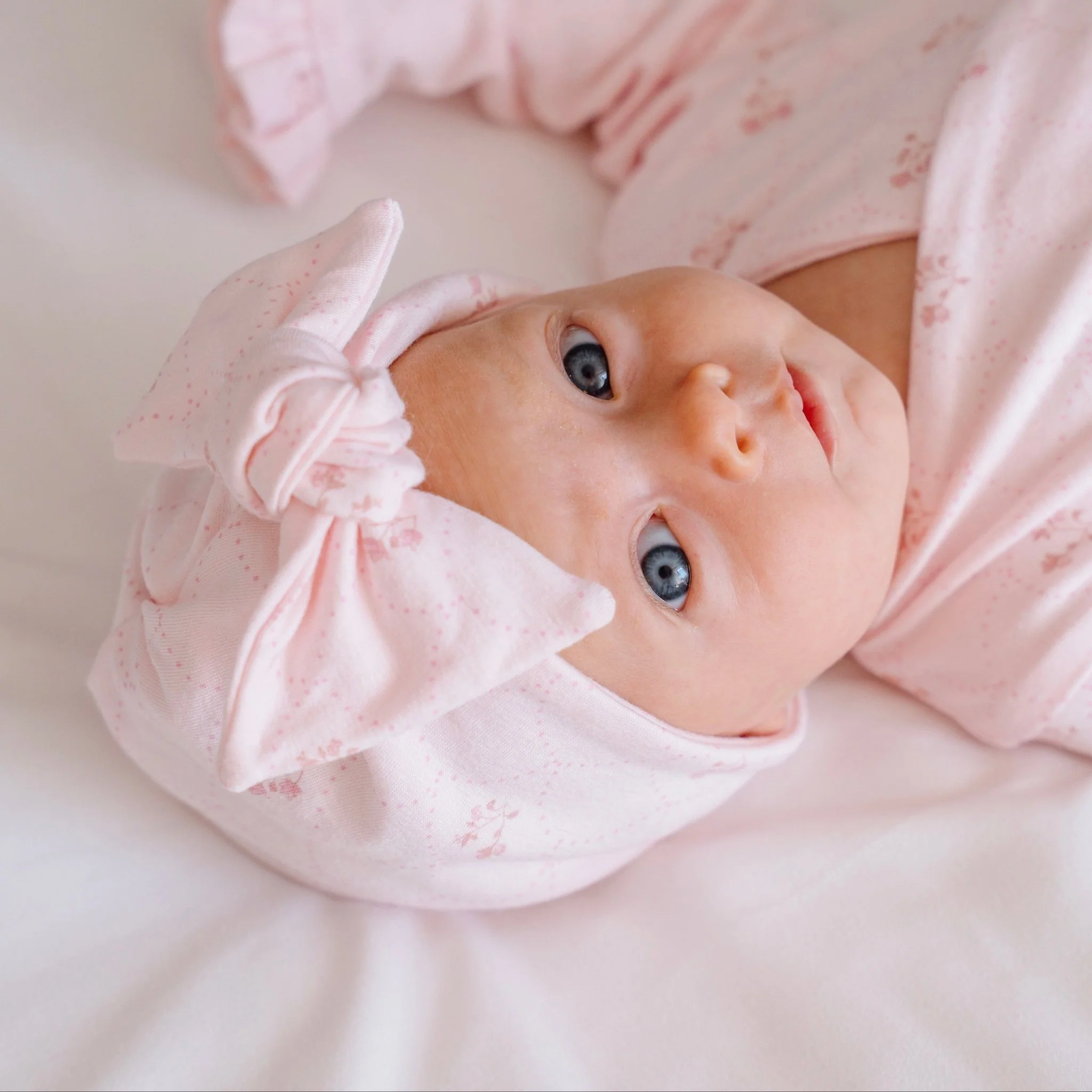 RUFFLE CUFF LONG SLEEVE NEWBORN ESSENTIALS BUNDLE in Bamboo Cotton - Image 18