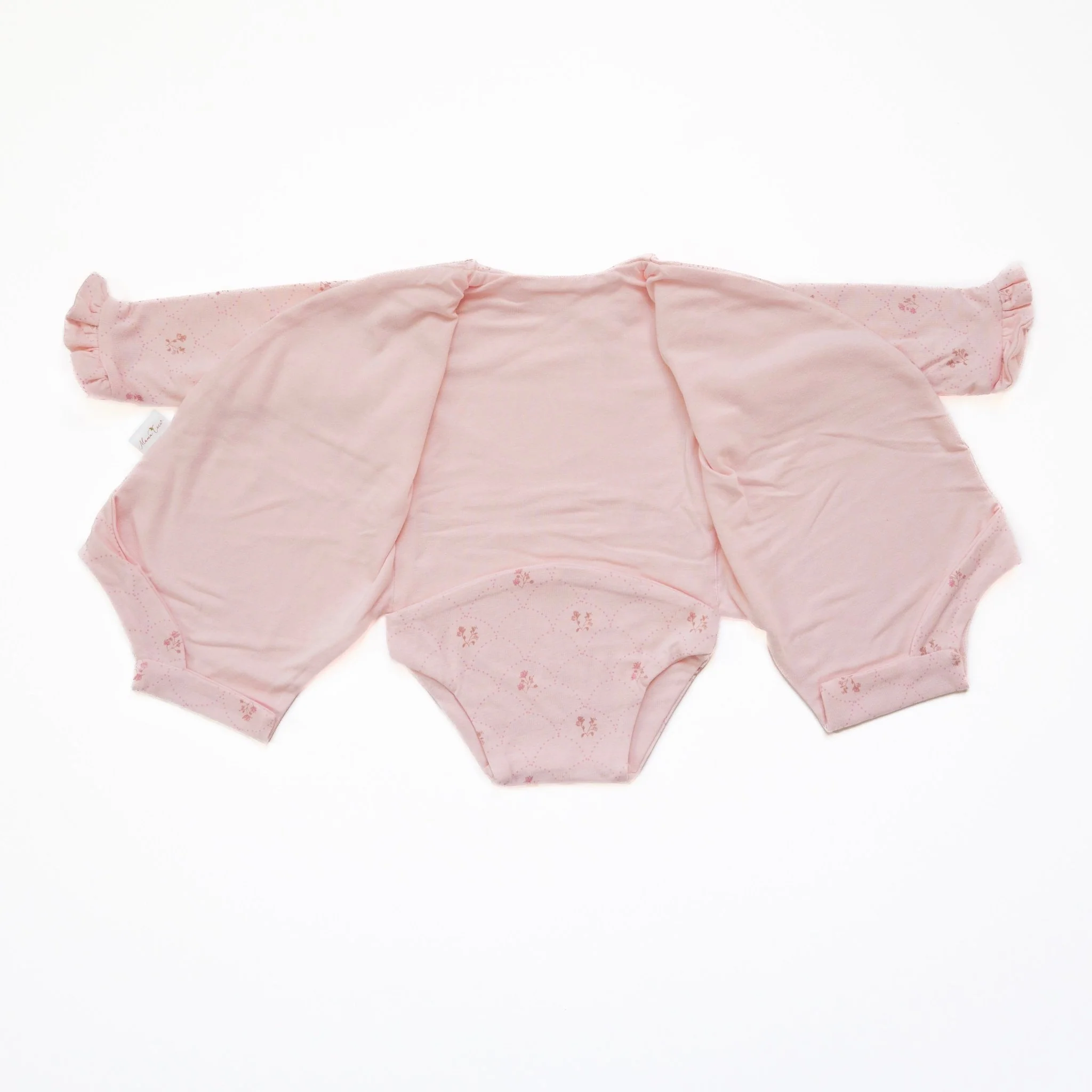 RUFFLE CUFF LONG SLEEVE WINGED BODYSUIT - Image 18