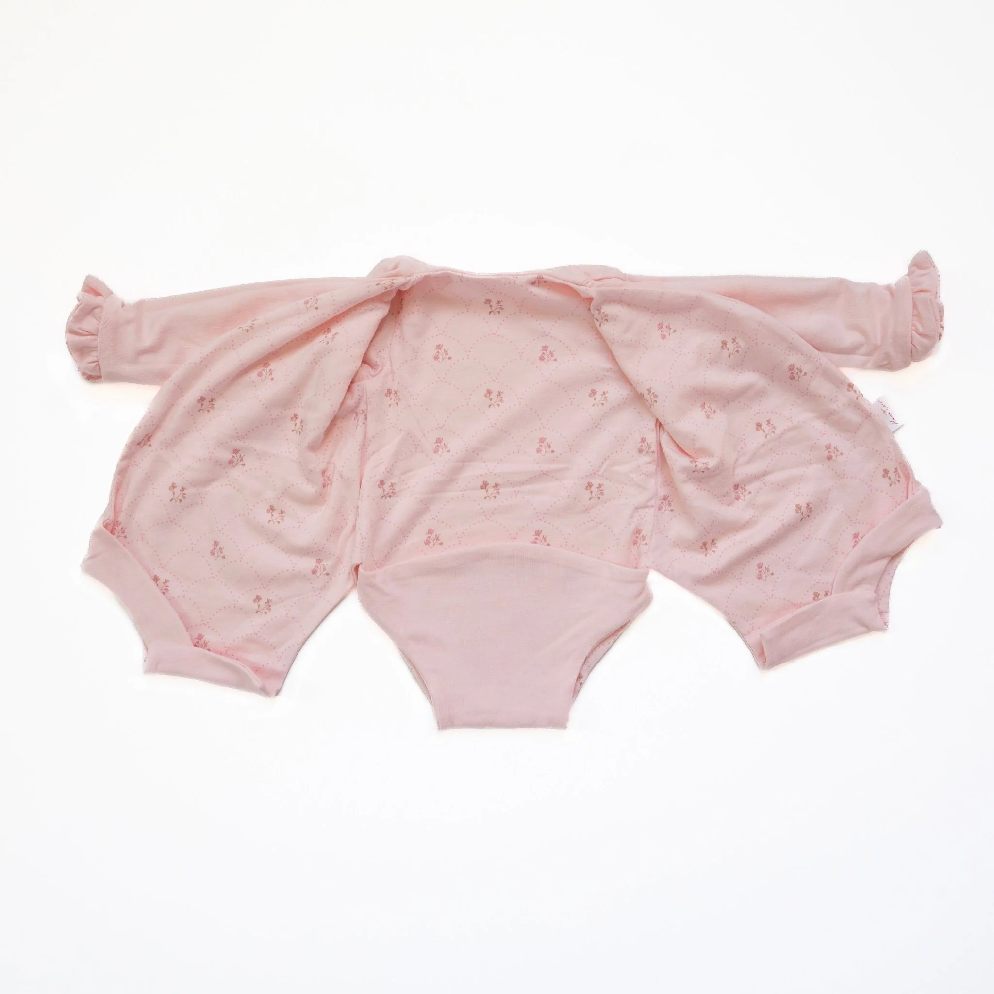 RUFFLE CUFF LONG SLEEVE WINGED BODYSUIT - Image 20