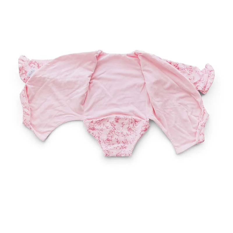 RUFFLE CUFF LONG SLEEVE WINGED BODYSUIT - Image 6