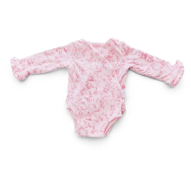 RUFFLE CUFF LONG SLEEVE WINGED BODYSUIT - Image 7