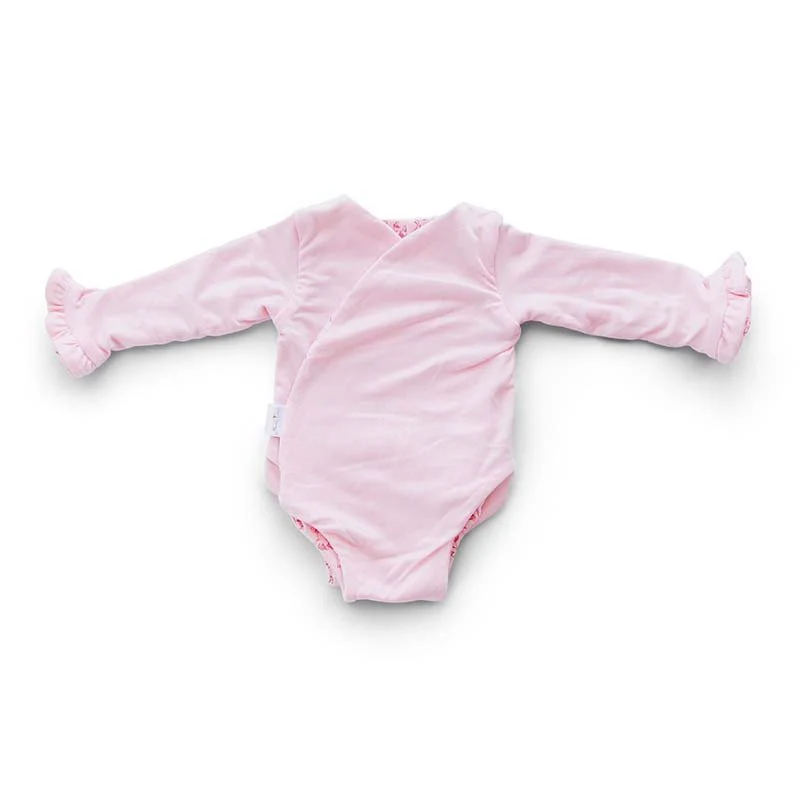 RUFFLE CUFF LONG SLEEVE WINGED BODYSUIT - Image 9