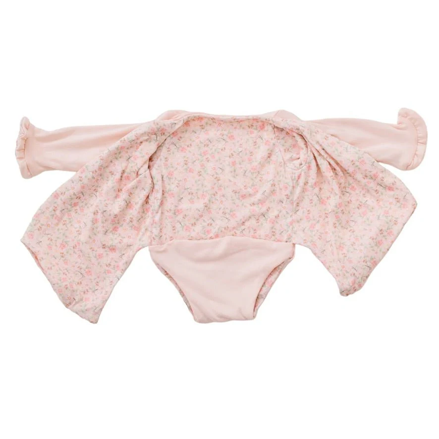 RUFFLE CUFF LONG SLEEVE WINGED BODYSUIT - Image 19