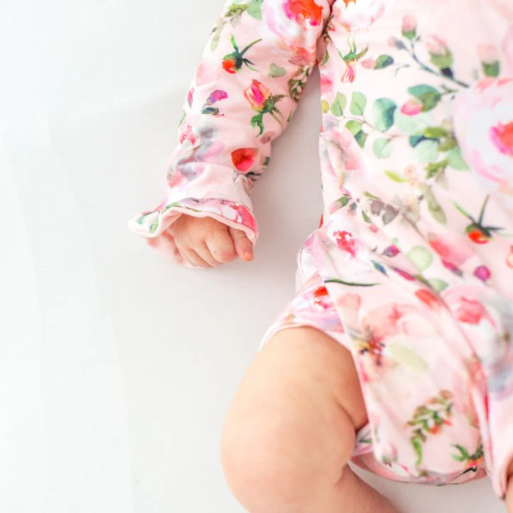 RUFFLE CUFF LONG SLEEVE WINGED BODYSUIT - Image 24