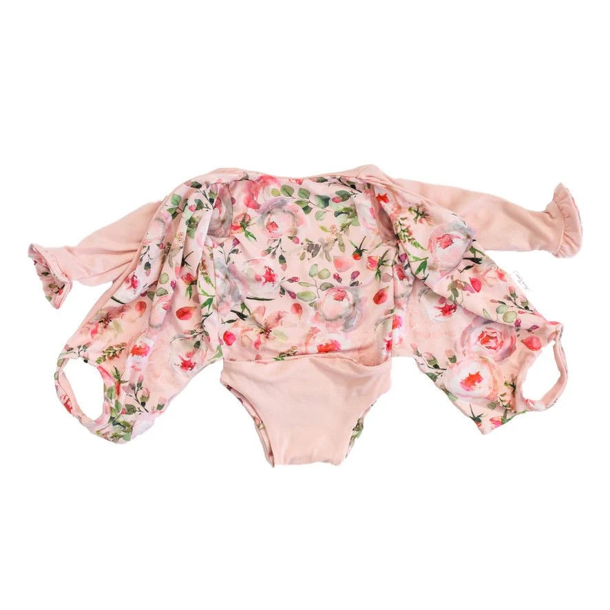 RUFFLE CUFF LONG SLEEVE WINGED BODYSUIT - Image 28