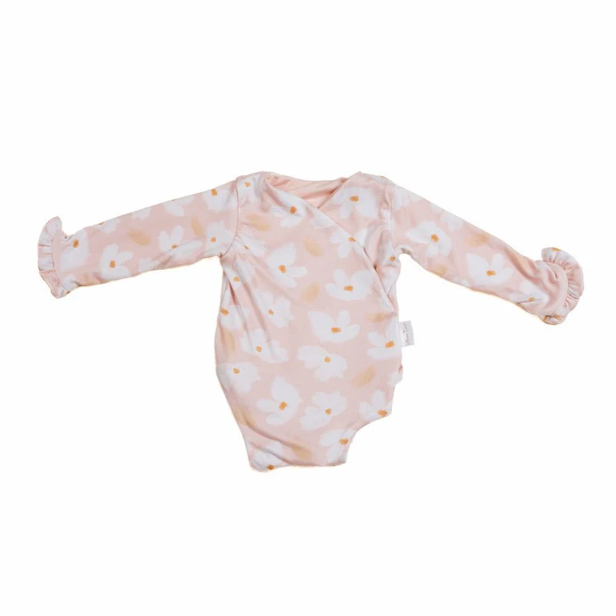 RUFFLE CUFF LONG SLEEVE WINGED BODYSUIT - Image 35