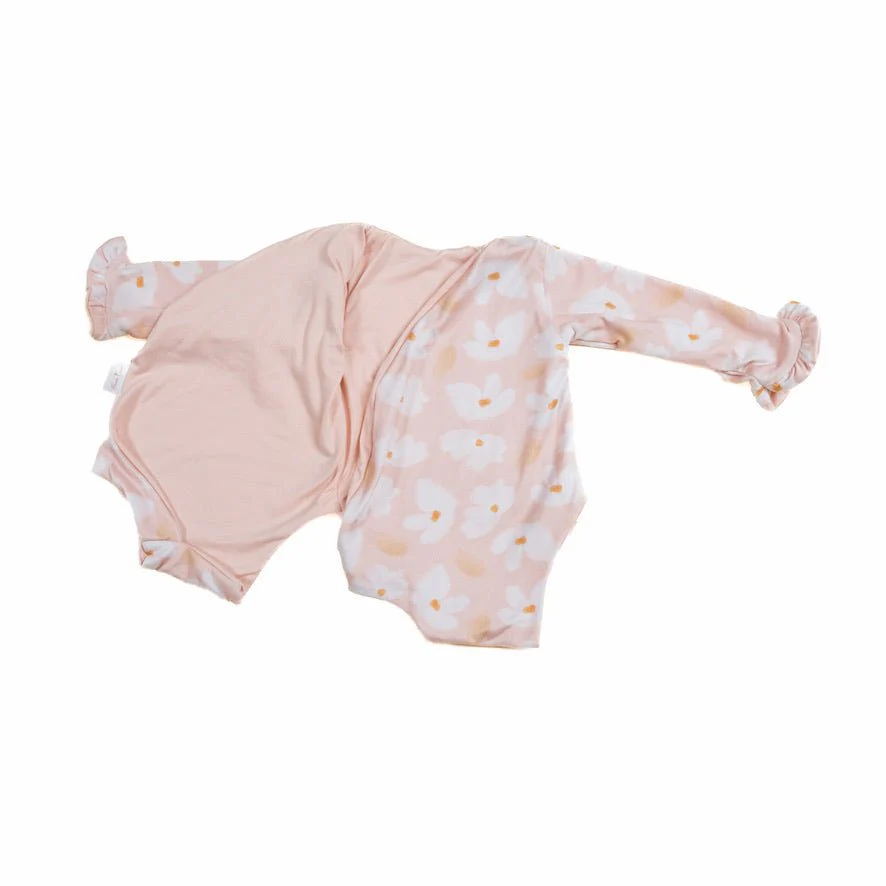 RUFFLE CUFF LONG SLEEVE WINGED BODYSUIT - Image 36