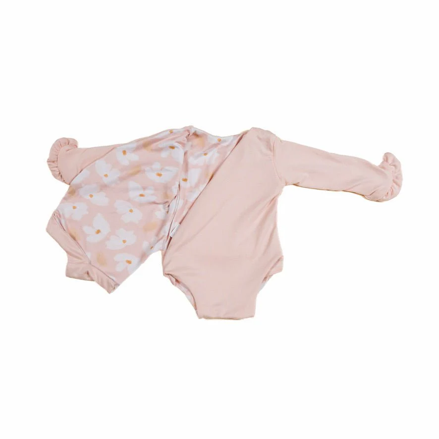 RUFFLE CUFF LONG SLEEVE WINGED BODYSUIT - Image 39