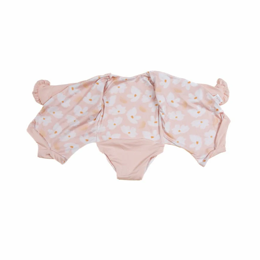 RUFFLE CUFF LONG SLEEVE WINGED BODYSUIT - Image 40