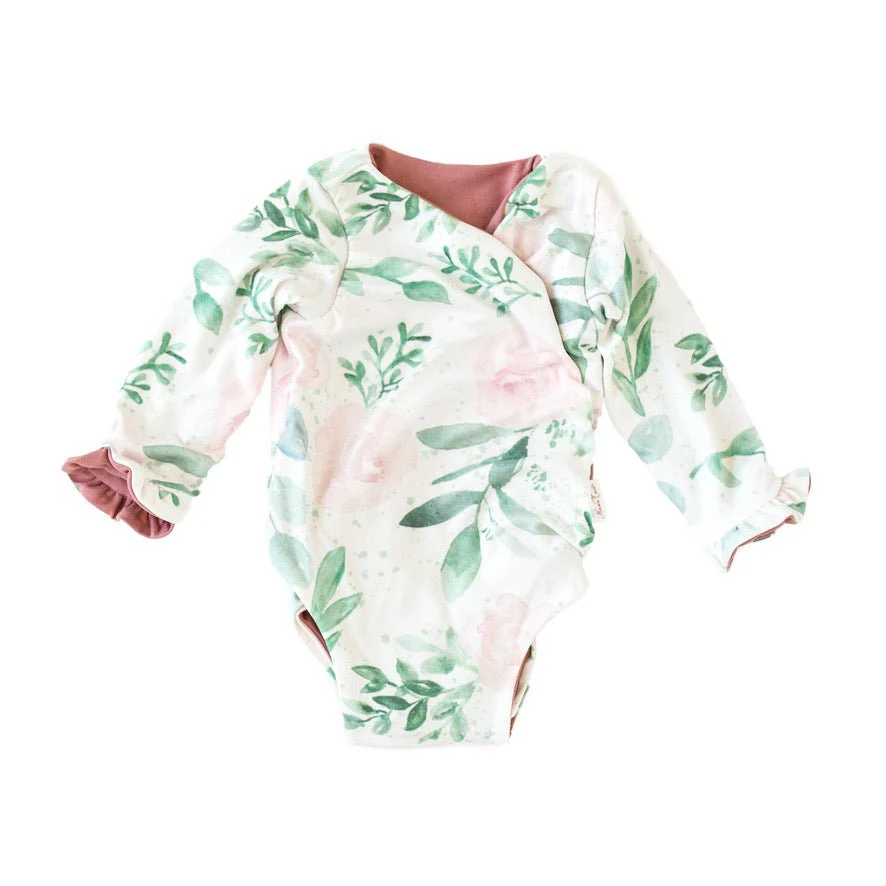 RUFFLE CUFF LONG SLEEVE WINGED BODYSUIT - Image 5