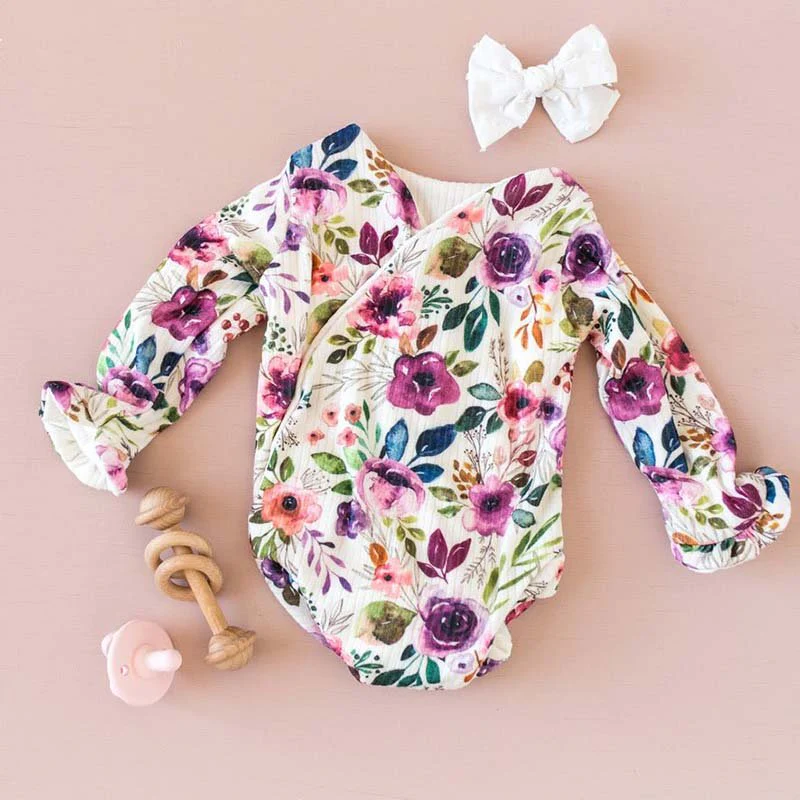 RUFFLE CUFF LONG SLEEVE WINGED BODYSUIT - Image 56