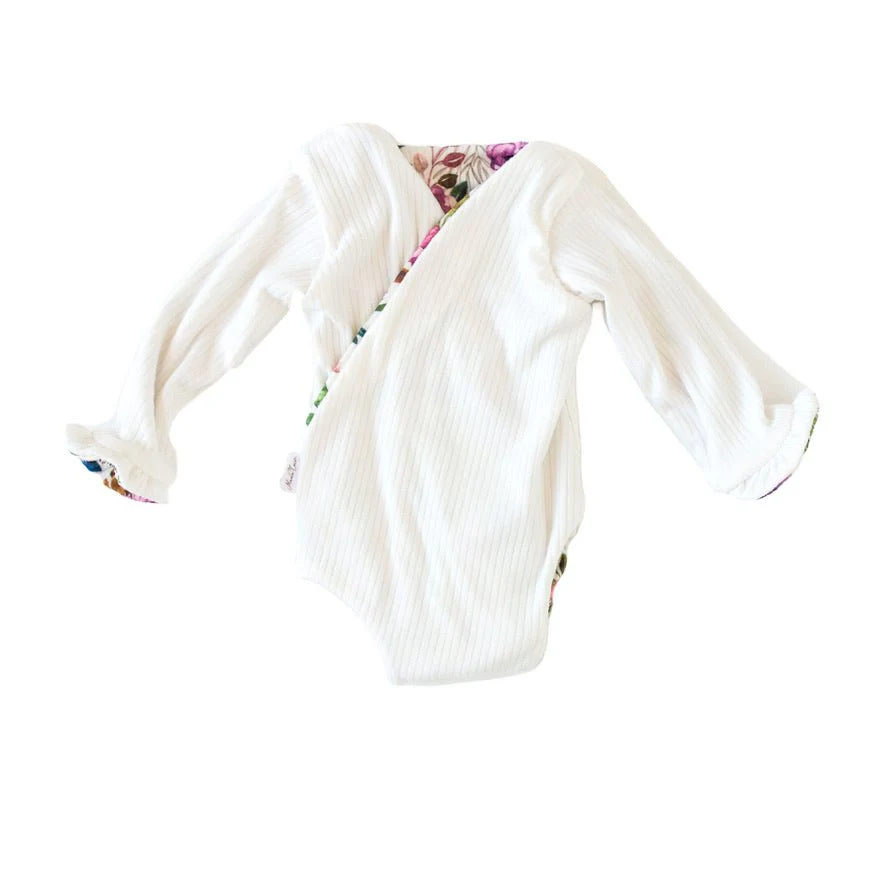 RUFFLE CUFF LONG SLEEVE WINGED BODYSUIT - Image 59
