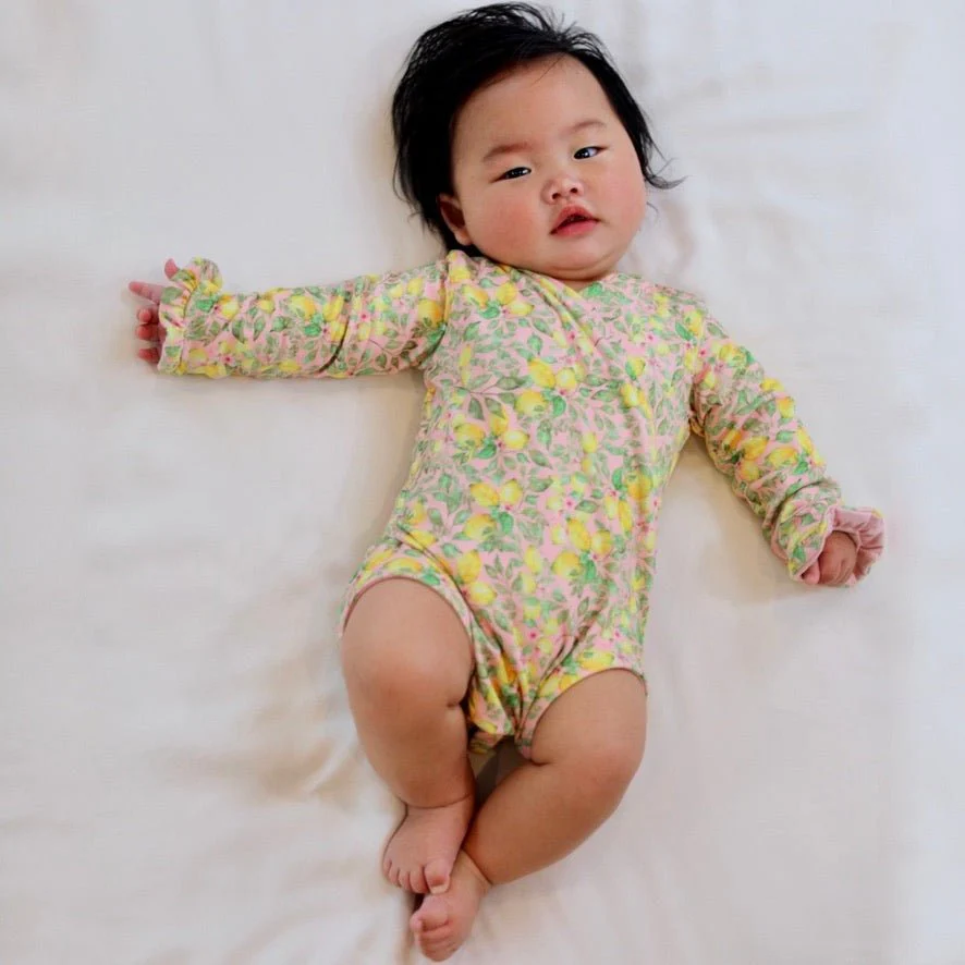 RUFFLE CUFF LONG SLEEVE WINGED BODYSUIT - Image 66