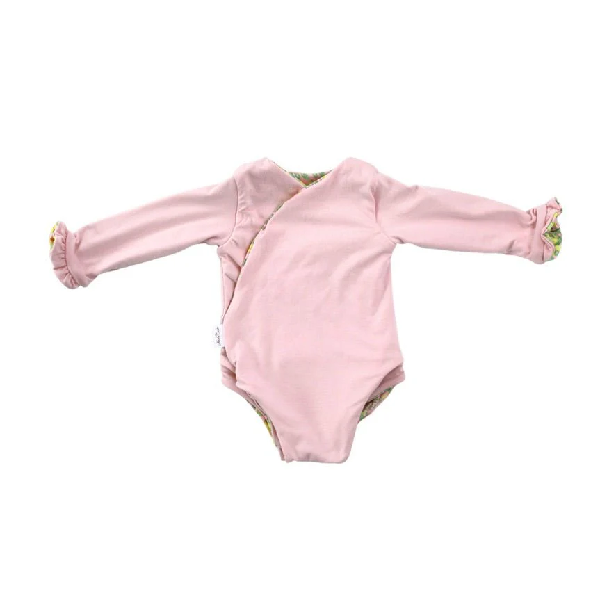 RUFFLE CUFF LONG SLEEVE WINGED BODYSUIT - Image 68