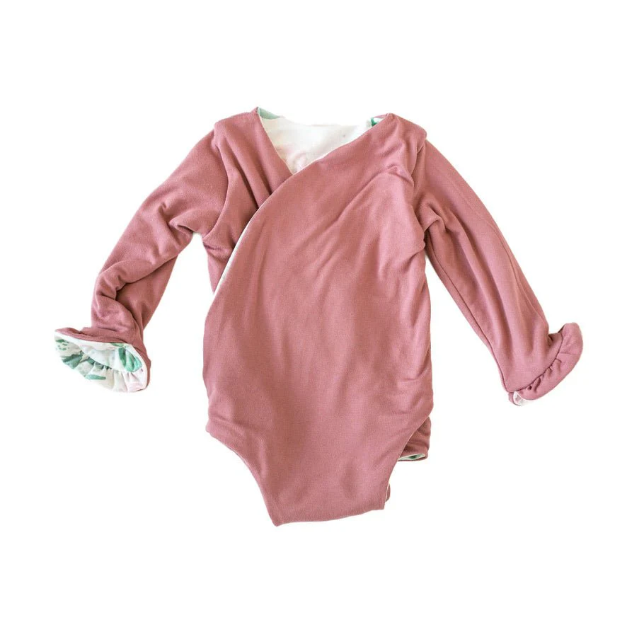 RUFFLE CUFF LONG SLEEVE WINGED BODYSUIT - Image 7