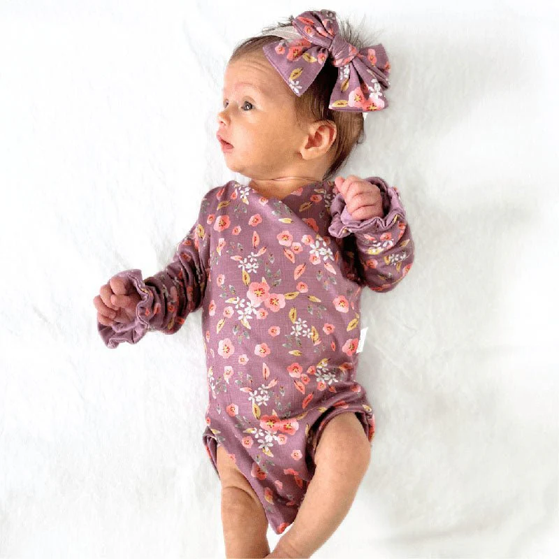 RUFFLE CUFF LONG SLEEVE WINGED BODYSUIT - Image 73