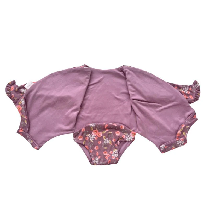RUFFLE CUFF LONG SLEEVE WINGED BODYSUIT - Image 75
