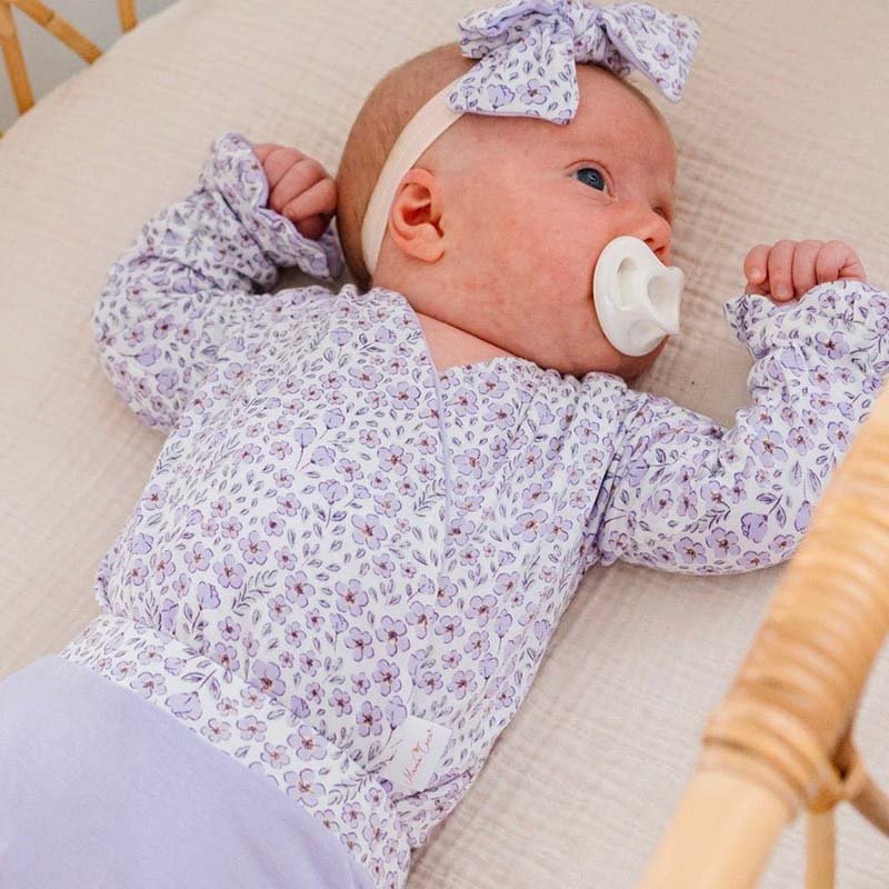 RUFFLE CUFF LONG SLEEVE WINGED BODYSUIT - Image 3