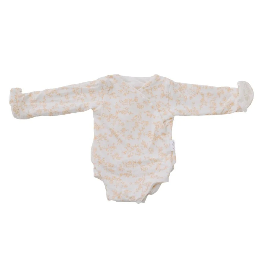 RUFFLE CUFF LONG SLEEVE WINGED BODYSUIT - Image 33