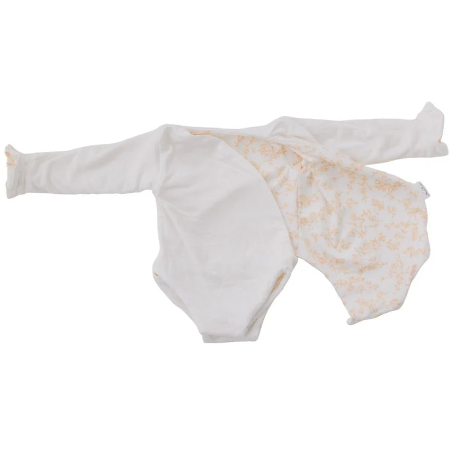 RUFFLE CUFF LONG SLEEVE WINGED BODYSUIT - Image 37