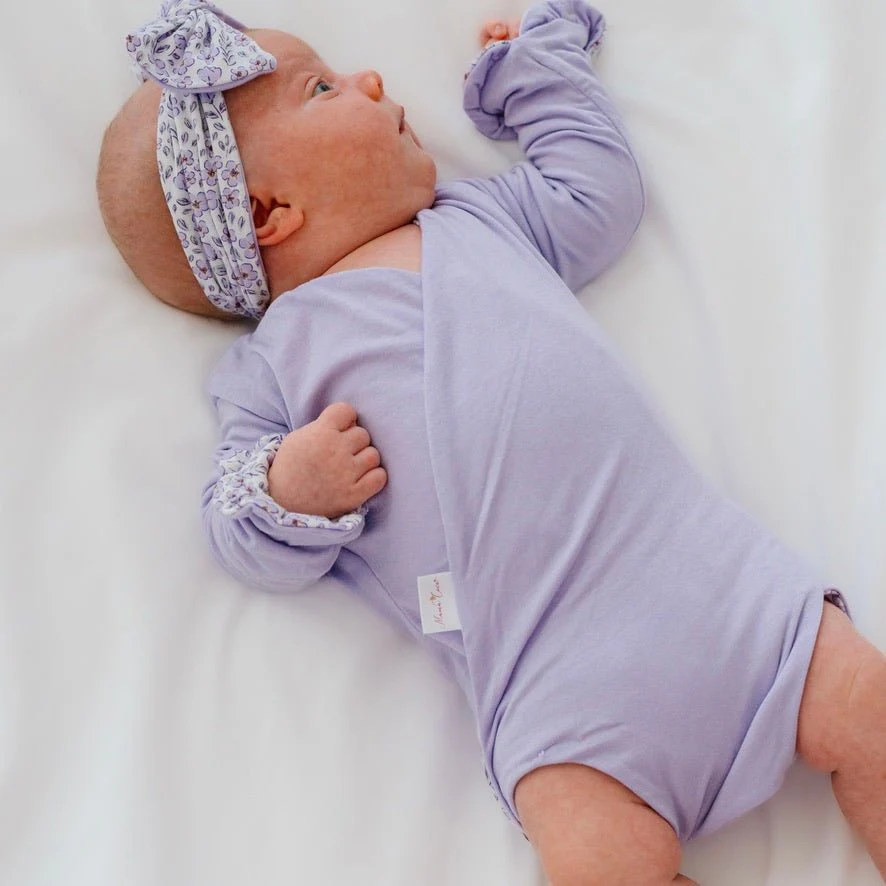 RUFFLE CUFF LONG SLEEVE WINGED BODYSUIT - Image 4