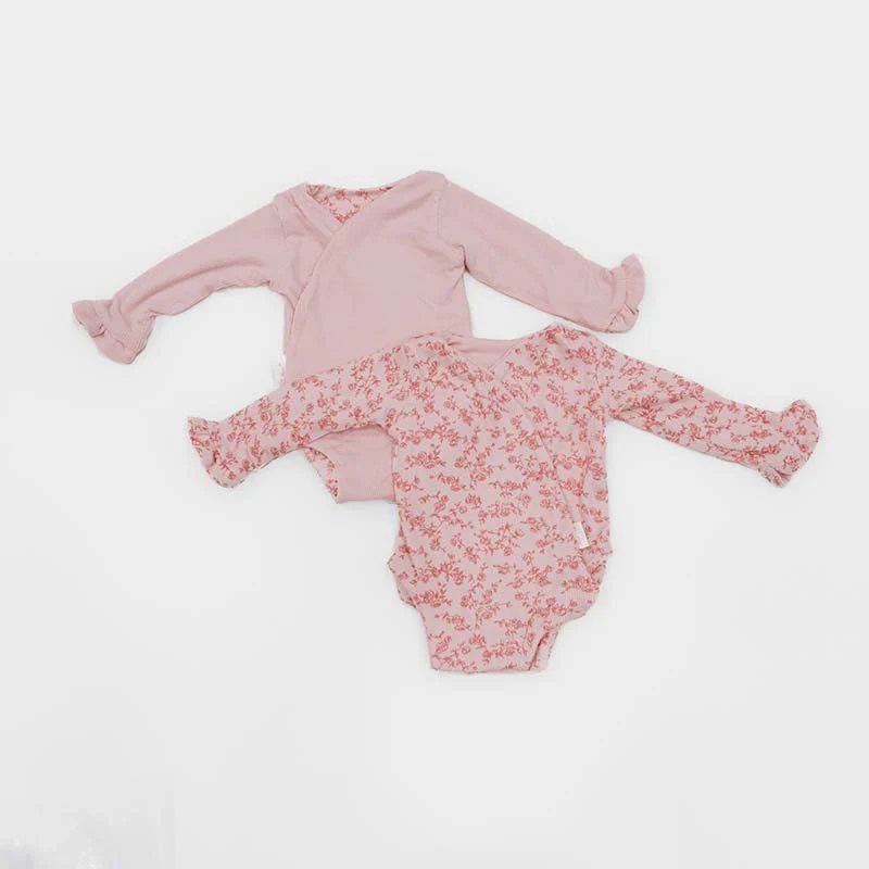 RUFFLE CUFF LONG SLEEVE WINGED BODYSUIT - Image 41